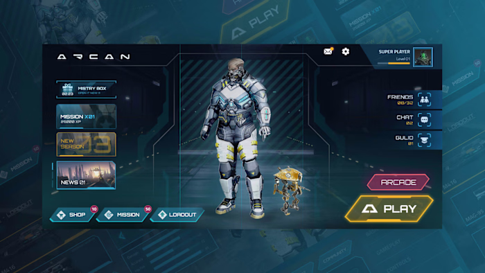 Arcan Multiplayer Game