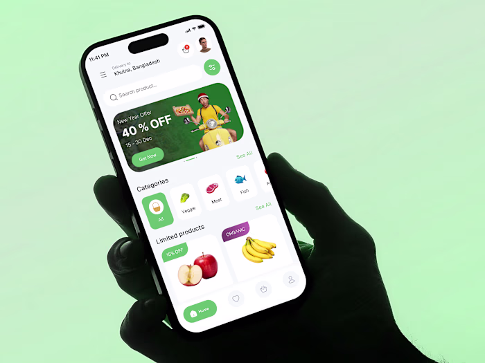 Grocery Mobile App Development
