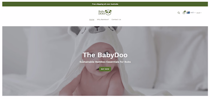 The BabyDoo - Sustainable Bamboo Essentials for Bubs