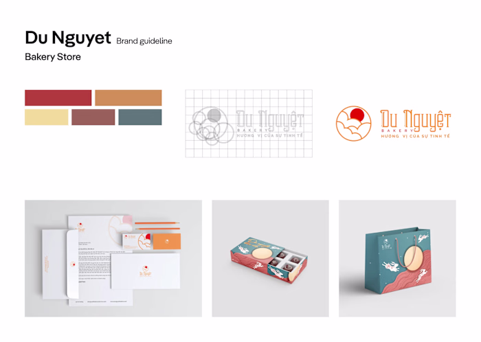 🌕 Du Nguyet Brand Identity