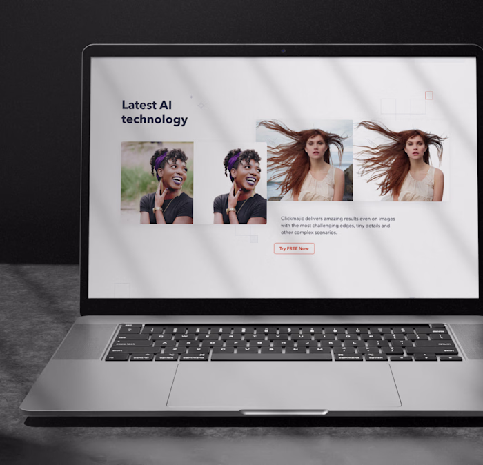 AI-powered background removal web service design