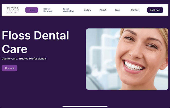 Website design and build for