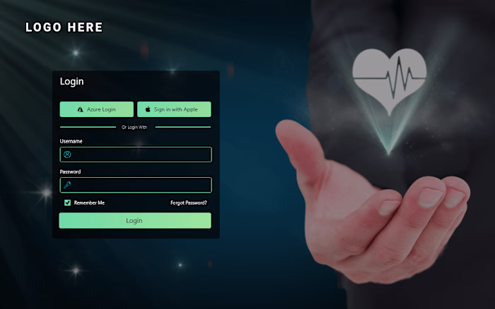 Medical Login Screen