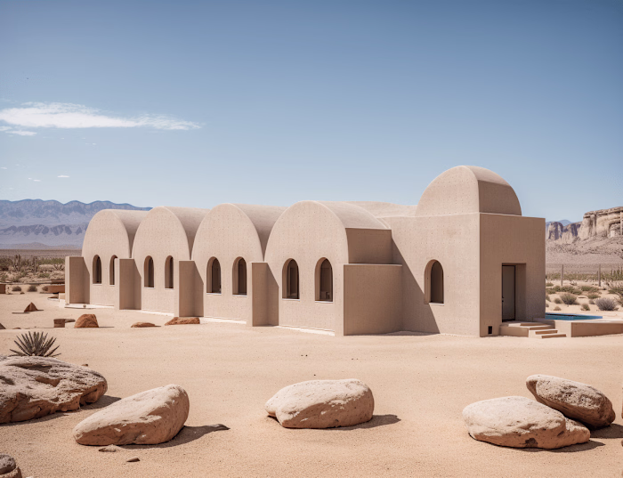 Restaurant concept in Egypt's desert