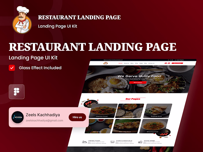 Restaurant Landing Page Design