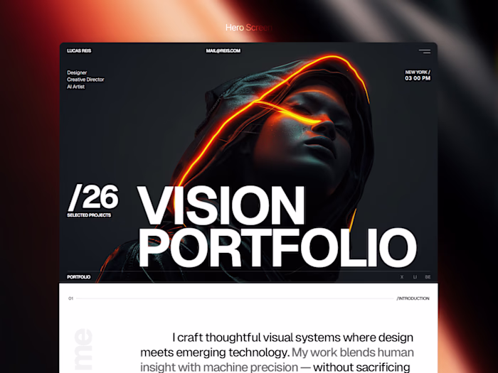 Lurais Framer Portfolio Template Development
