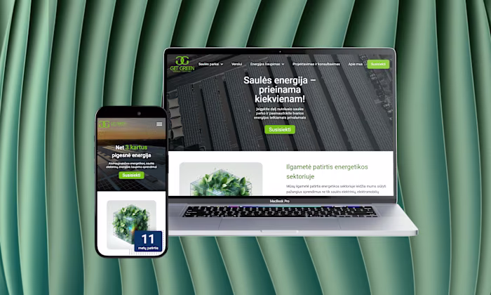 Web development for renewable energy company