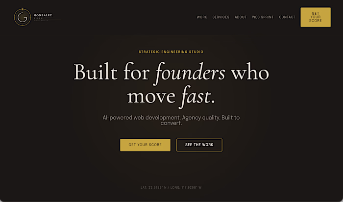 Built the official site for