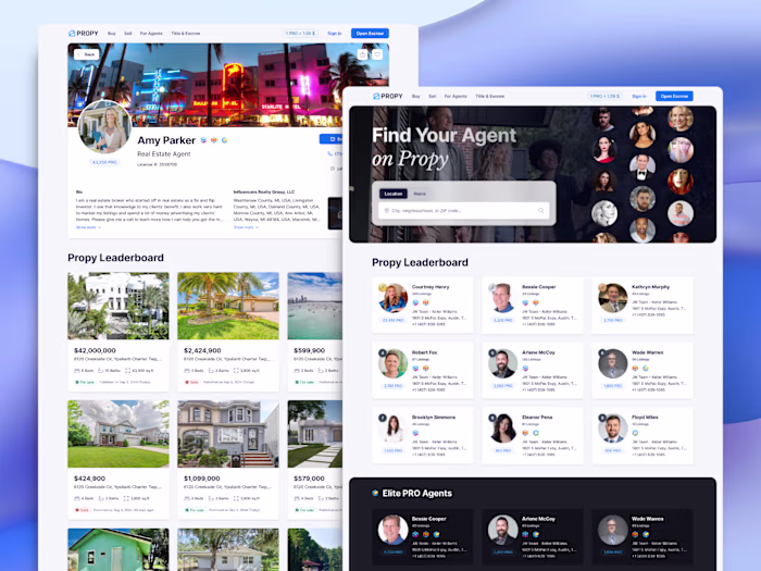 Propy.com - Agent Search Redesign