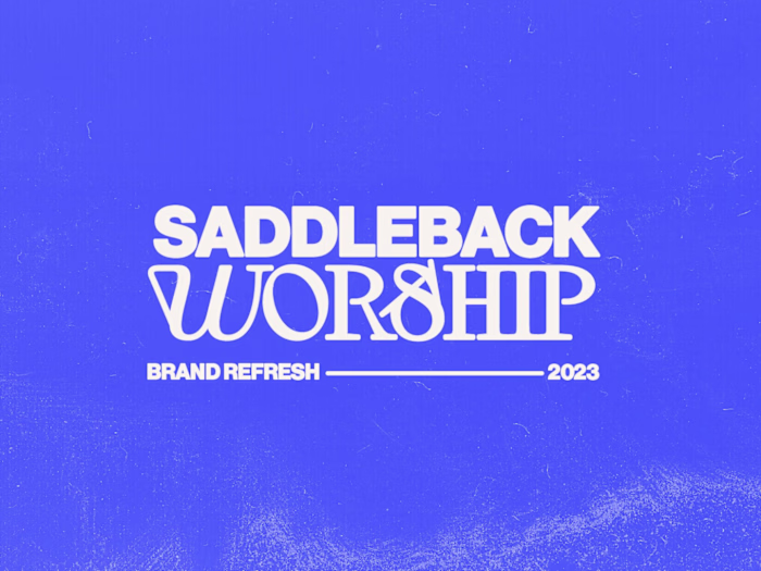 Saddleback Worship Brand Refresh