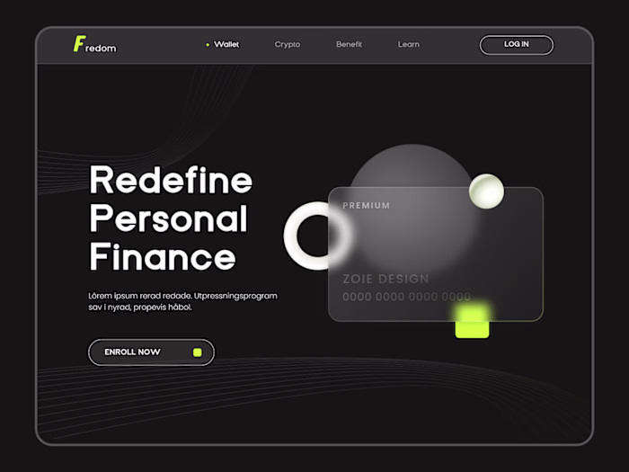 Fredom - a new one stop card in new fintech era