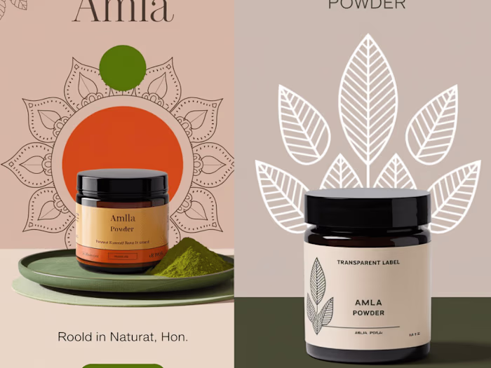 Amla Powder Social Media Post Design