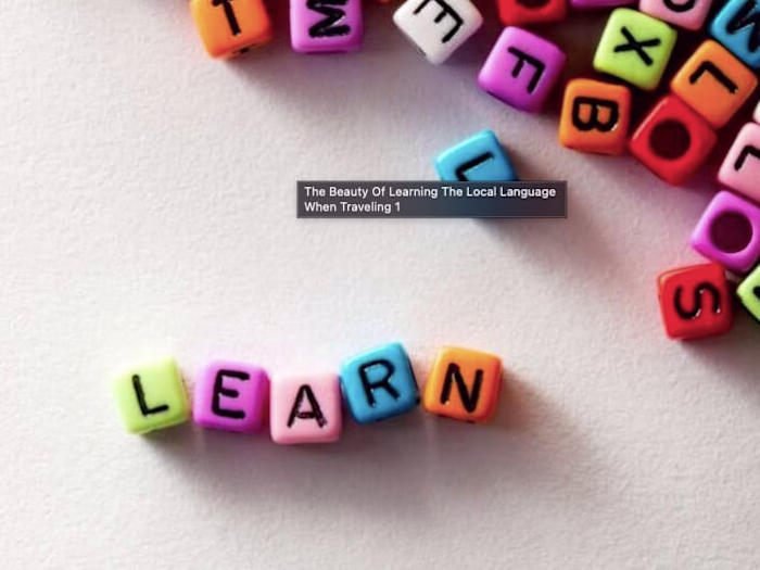 The Beauty Of Learning The Local Language When Traveling - Girl…