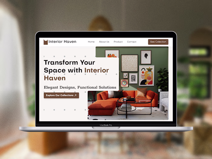 Interior Haven Website Design