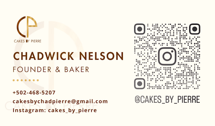 Business Card Design for a Chef & Catering Service