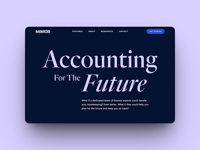 Magda is a modern financial