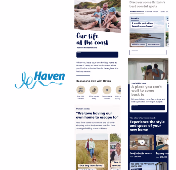 Heaven Caravan Sales App Redesign