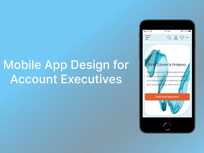 Mobile App Design for Account Executives