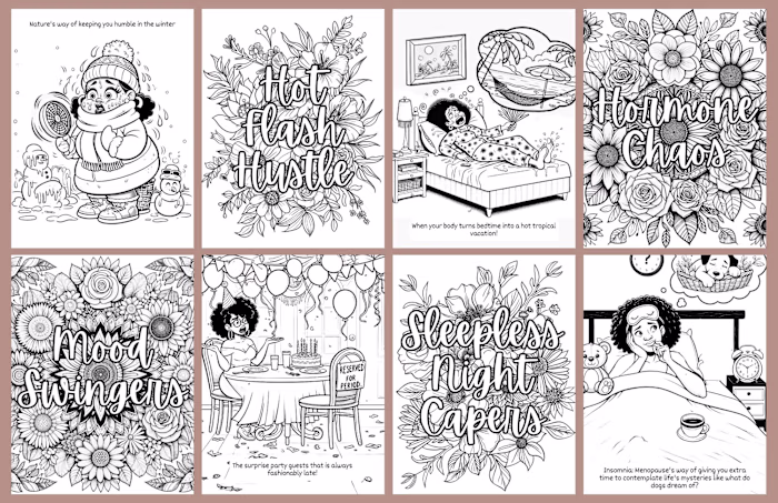 Coloring Book for Menopause