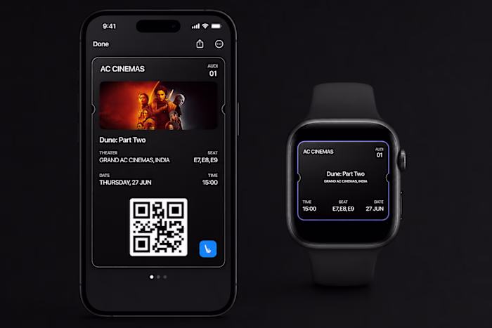 AC CINEMAS - Apple Wallet
