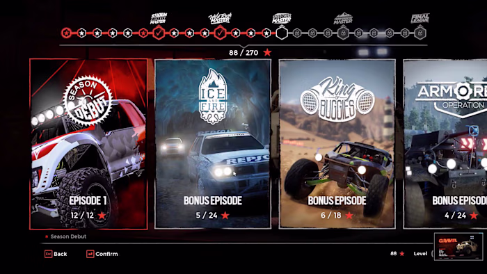 UI Lead Artist - Gravel Racing Game