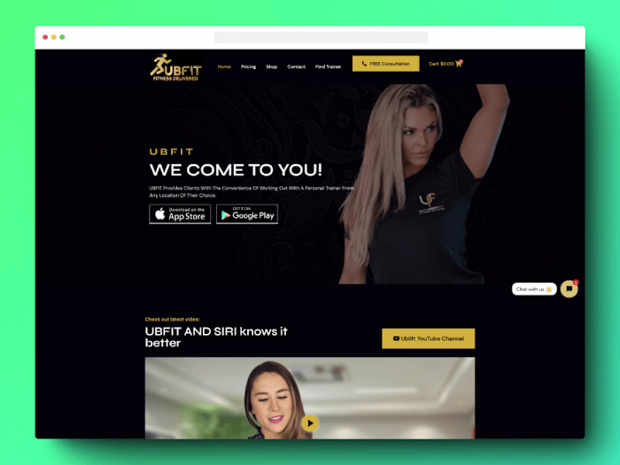  WordPress Website Design For Fitness Company 