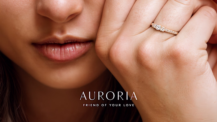 Branding for Auroria - Bridal jewelry