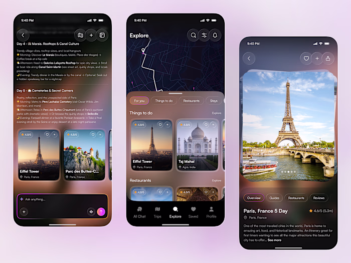 AI Travel Planner App —
