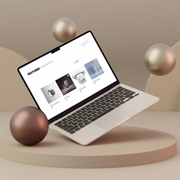 Minimalist E-commerce Frontend
I developed this