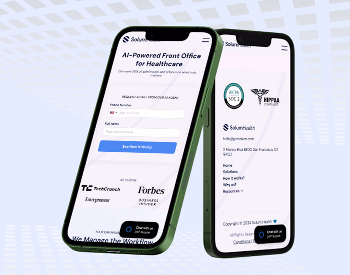 Webflow website design - Ai-powered Healthcare Automation