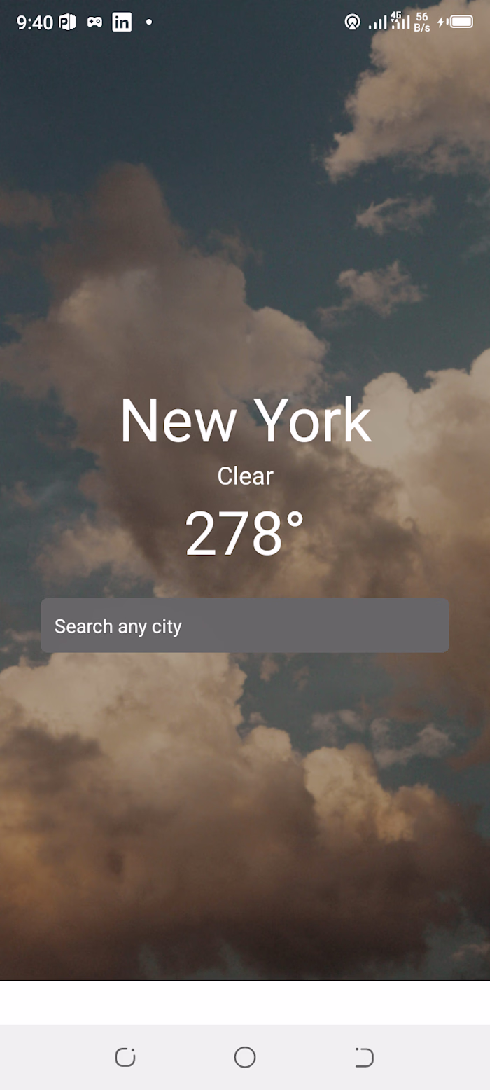 🌦️ React Native Weather App A fast, clean weather experienc...