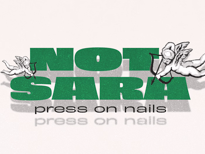 Not Sara - Press On Nails Packaging