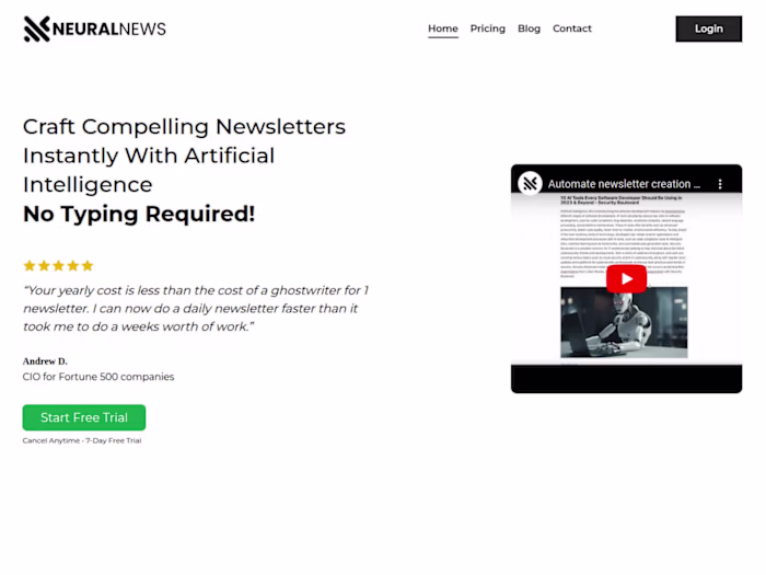 Neural Newsletter