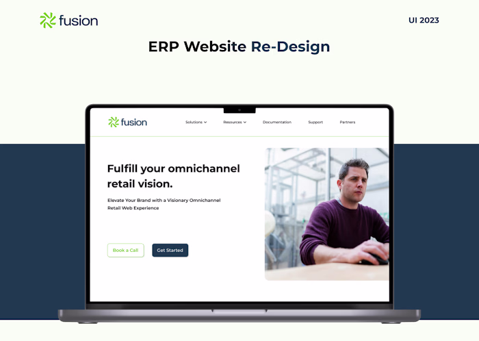 Fusion- ERP web Redesign 