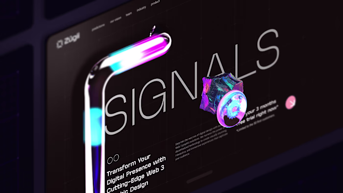 3D interactive scenes for websites