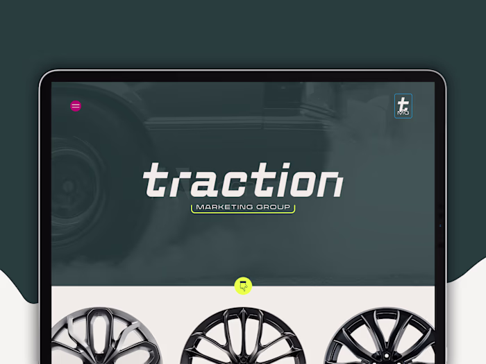 UX UI & Website Design for Traction Marketing Group