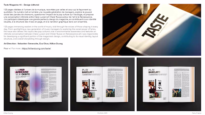 Magazine Design on Music and Culture