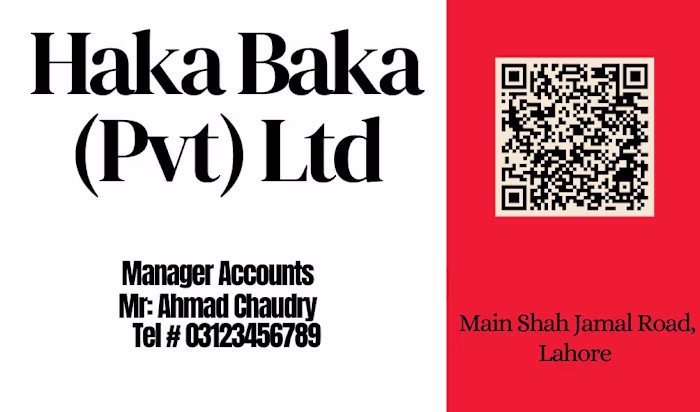 Business Cards for my client