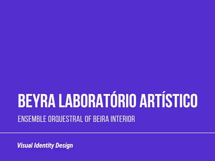 BEYRA Laboratório Artístico - Visual Identity Design