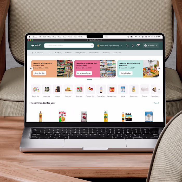 Seamless Buyer Experience Design for Sabi Market