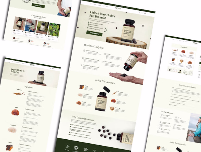 Custom Shopify Development - HRVST