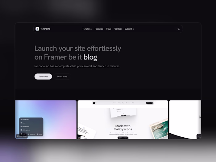 Framer Lists - Premium framer resource