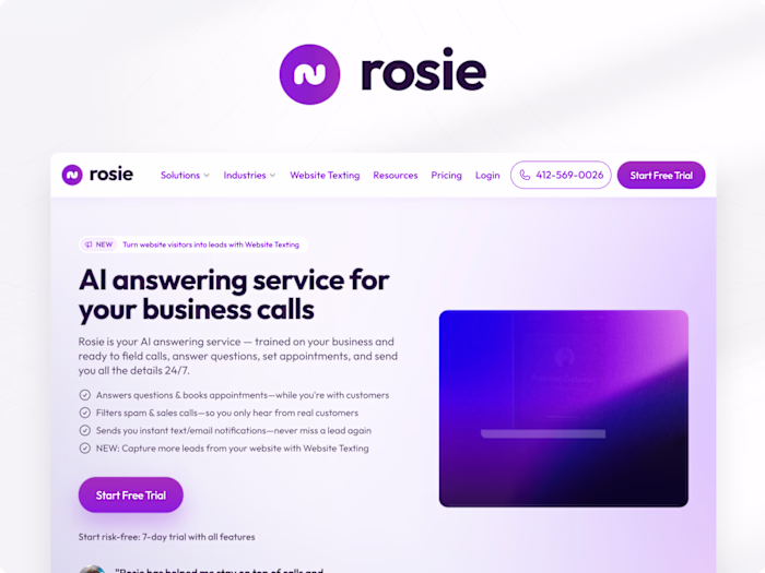 HeyRosie · Performance audit & optimisation in Framer