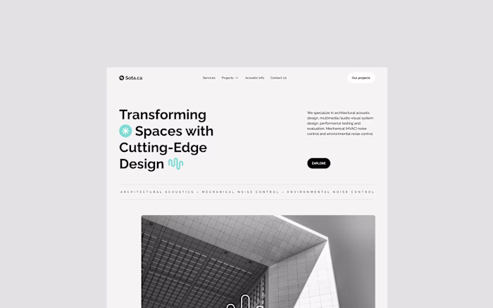 Sota.ca — Responsive Website