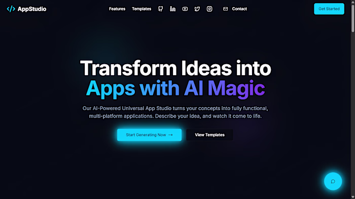 AI-Powered Universal App Studio Development for Google