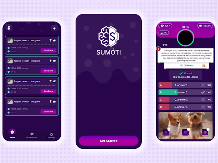 Live Interactive Quiz App