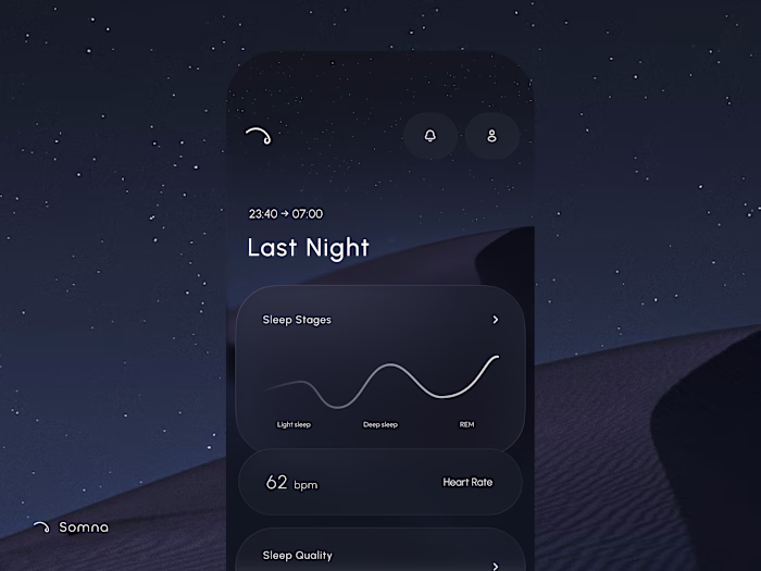 Somna | Design of Sleep Pattern Interface