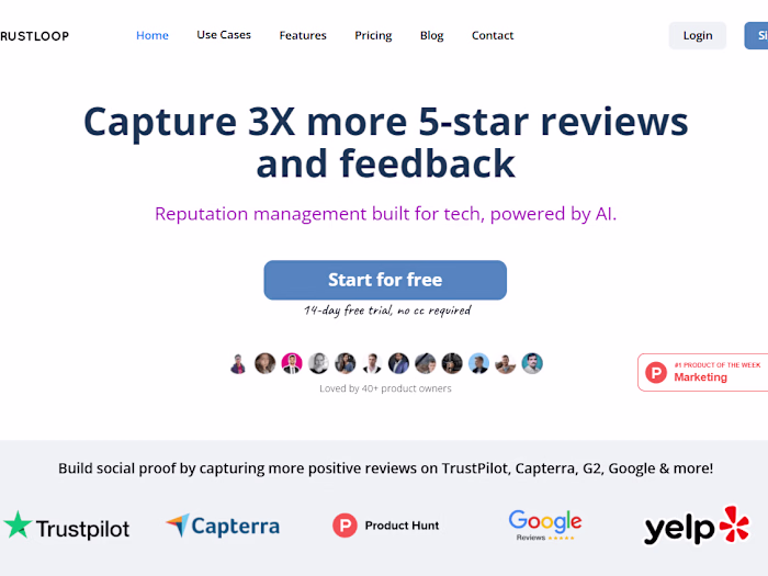 TrustLoop – A SaaS App Helping Businesses to Elevate Reputation