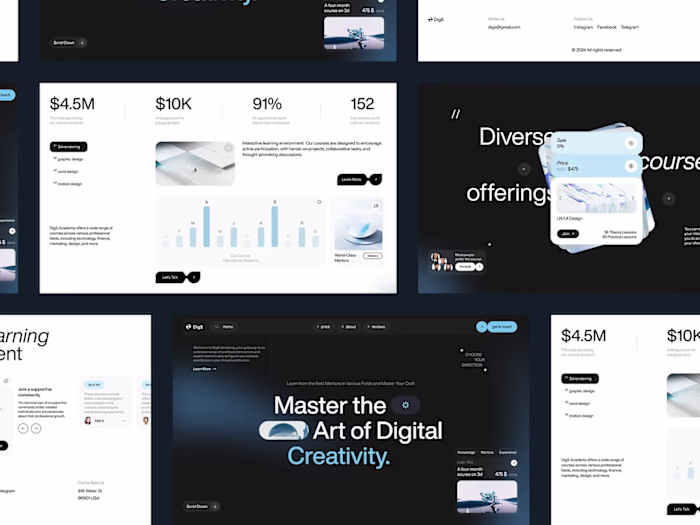 AI Edtech Web Design Solution 
