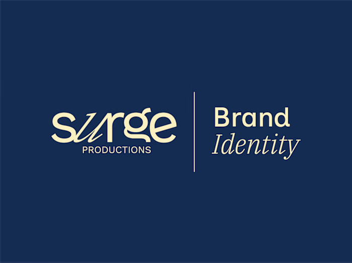Surge Productions Brand Identity Revamp
